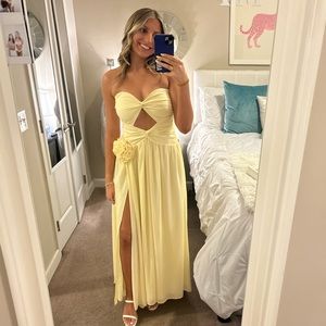 Hello Molly Yellow Maxi Dress